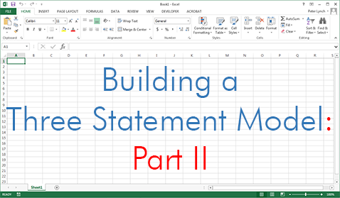 Three Statement Model Part II