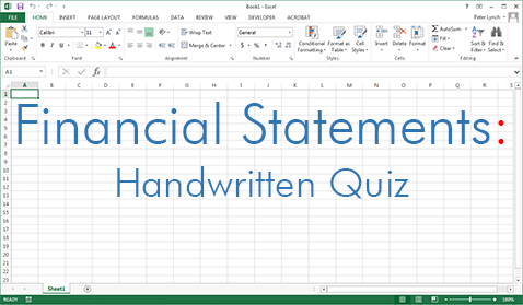 Handwritten Quiz
