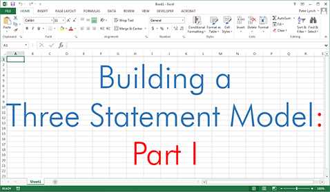 Three Statement Model Part I