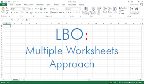 LBO: Multiple Worksheets Approach